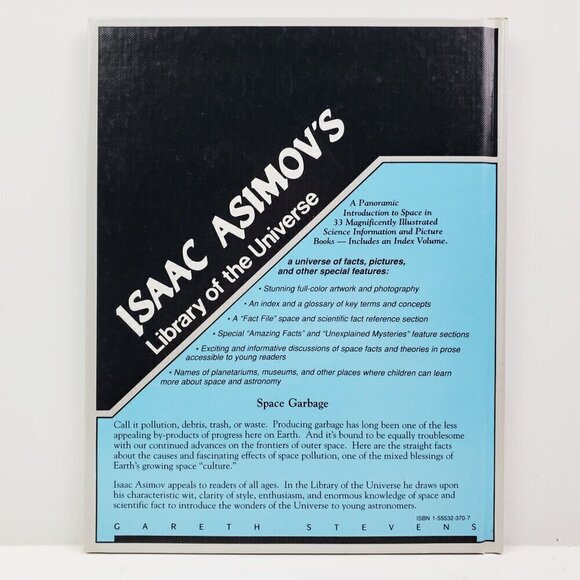Isaac Asimov's Library of Universe Space Garbage Book 1989 Space Science Unread - Picture 2 of 11